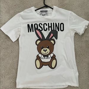 Couture X Jeremy Scott Teddy Bear Playboy tee new